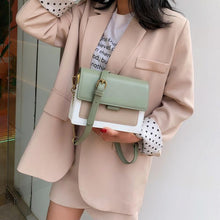 Load image into Gallery viewer, Luxury Contrast Leather Crossbody Bag