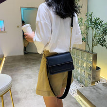 Load image into Gallery viewer, Luxury Contrast Leather Crossbody Bag