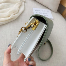 Load image into Gallery viewer, Luxury Contrast Leather Crossbody Bag