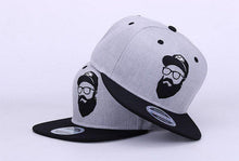 Cargar imagen en el visor de la galería, Grey cool hip hop baseball cap