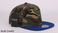 Load image into Gallery viewer, HATLANDER Camouflage snapback polyester cap blank flat camo baseball cap with no embroidery mens cap and hat for men and women