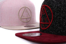 Load image into Gallery viewer, Snapback NY round triangle embroidery flat brim baseball cap