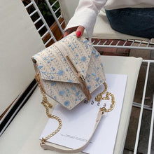 Load image into Gallery viewer, Hexagon Style Straw Lace embroidery Bag