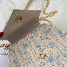 Load image into Gallery viewer, Hexagon Style Straw Lace embroidery Bag