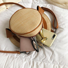 Load image into Gallery viewer, Hat Shaped Straw Bag