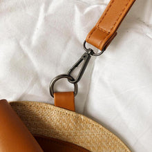 Load image into Gallery viewer, Hat Shaped Straw Bag