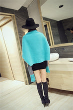 Load image into Gallery viewer, Cashmere Tassel Batwing Sleeve Scarf Cape