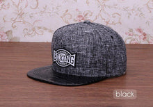 Load image into Gallery viewer, Quality linen cotton mens snapback cap