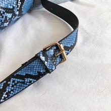 Cargar imagen en el visor de la galería, Snake Pattern Leather Belt Bag