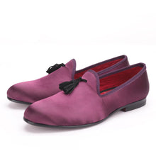 Load image into Gallery viewer, Handmade White Tassel Men's Shoe