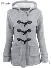 Load image into Gallery viewer, Hooded Cotton Slim Fit Single Breasted Zipper Jacket