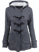 Load image into Gallery viewer, Hooded Cotton Slim Fit Single Breasted Zipper Jacket