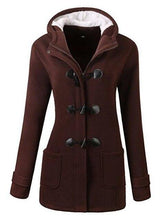 Load image into Gallery viewer, Hooded Cotton Slim Fit Single Breasted Zipper Jacket