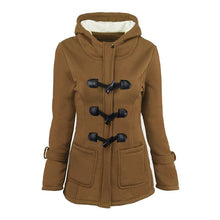 Load image into Gallery viewer, Hooded Cotton Slim Fit Single Breasted Zipper Jacket