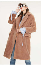 Load image into Gallery viewer, New arrival winter teddy bear long warm coat