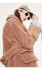 Load image into Gallery viewer, New arrival winter teddy bear long warm coat