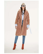 Load image into Gallery viewer, New arrival winter teddy bear long warm coat