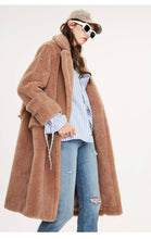 Load image into Gallery viewer, New arrival winter teddy bear long warm coat