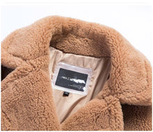 Load image into Gallery viewer, New arrival winter teddy bear long warm coat