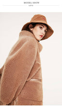 Load image into Gallery viewer, Real fur teddy bear style winter coat