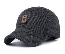 Load image into Gallery viewer, Woolen Knitted Design Baseball Cap with Earflaps