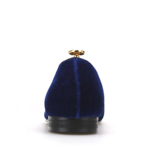 Load image into Gallery viewer, Royal Blue Velvet Handmade Loafers