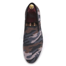 Load image into Gallery viewer, Handmade Classic Camouflage Men's Loafers