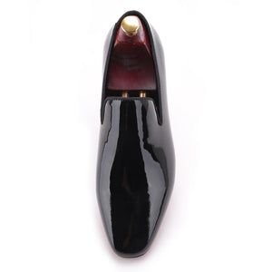 Black Patent Leather Men's Shoes
