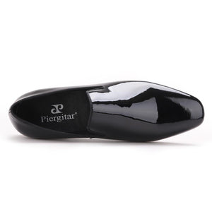 Black Patent Leather Men's Shoes