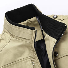 Load image into Gallery viewer, Outerwear  Military  Khaki Jacket