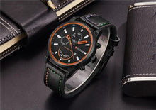 Load image into Gallery viewer, Leather Fashion Casual Sport Wristwatch