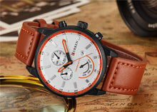 Load image into Gallery viewer, Leather Fashion Casual Sport Wristwatch