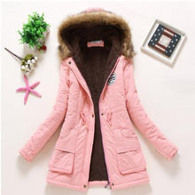 Load image into Gallery viewer, Hooded medium-long casual parka