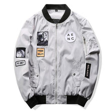 Load image into Gallery viewer, New Hip Hop Patch Designs Slim Fit Pilot Bomber Jacket