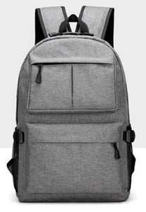 Daypack Oxford Canvas Laptop Backpack with USB Port