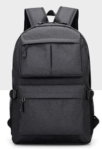 Daypack Oxford Canvas Laptop Backpack with USB Port