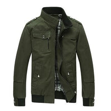 Load image into Gallery viewer, Outerwear  Military  Khaki Jacket