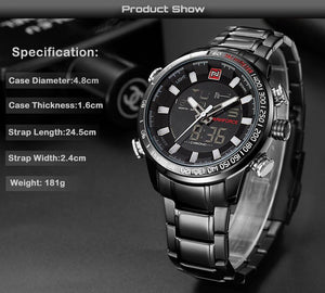 Luxury Sports Waterproof  Wristwatch