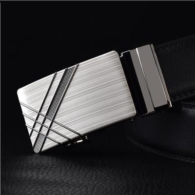 Genuine Leather Automatic Buckle Belt