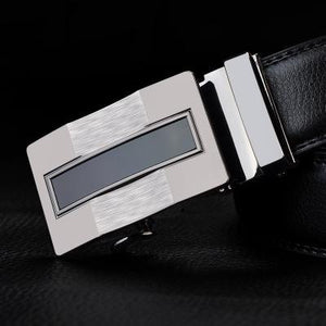 Genuine Leather Automatic Buckle Belt