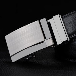 Genuine Leather Automatic Buckle Belt