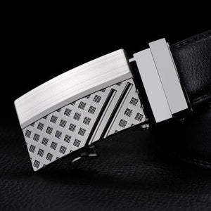 Genuine Leather Automatic Buckle Belt