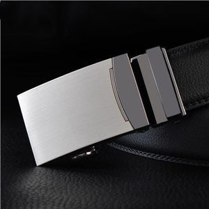 Genuine Leather Automatic Buckle Belt