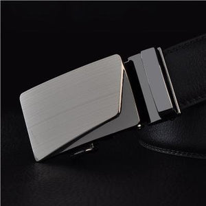 Genuine Leather Automatic Buckle Belt