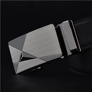 Genuine Leather Automatic Buckle Belt