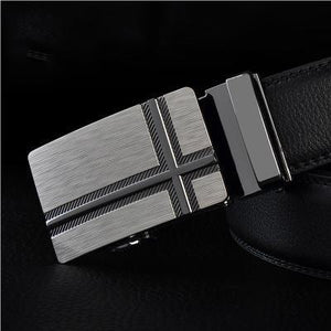 Genuine Leather Automatic Buckle Belt