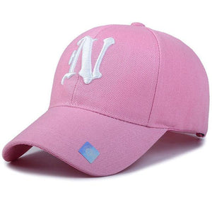 embroidered  letter  N  Baseball Cap