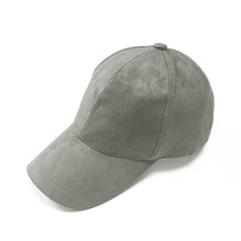 Cargar imagen en el visor de la galería, Fashion Suede Snapback Baseball Cap