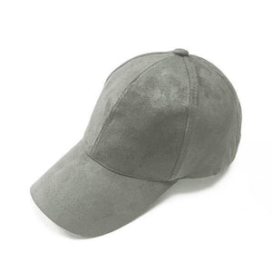 Fashion Suede Snapback Baseball Cap