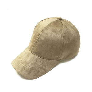 Fashion Suede Snapback Baseball Cap